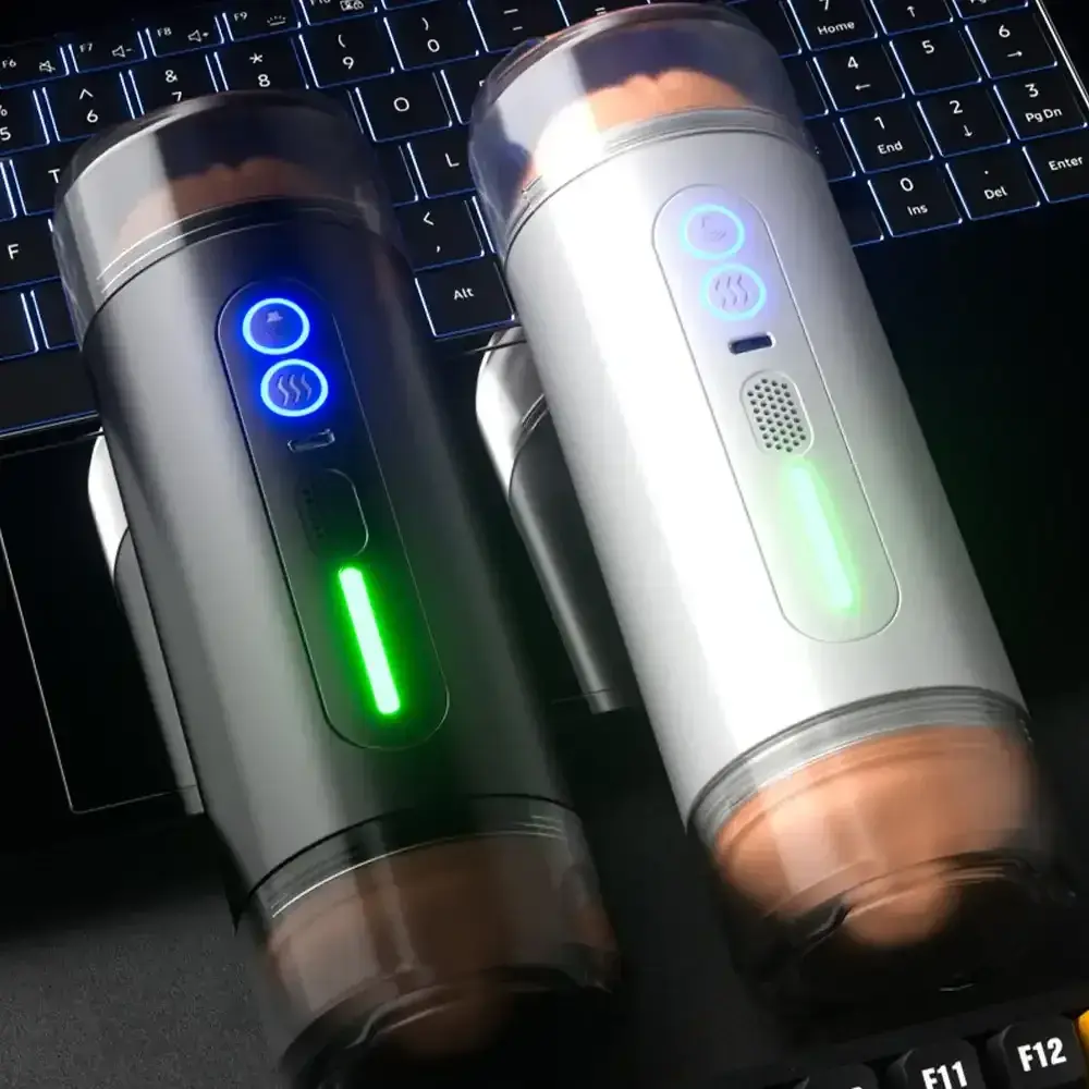 dual ended vibrating masturbation cup
