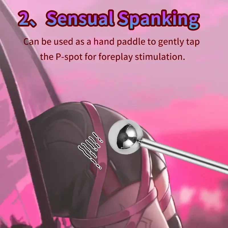 dual entry silver anal training toy
