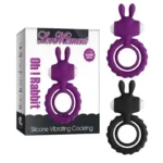 dual loop silicone cock ring