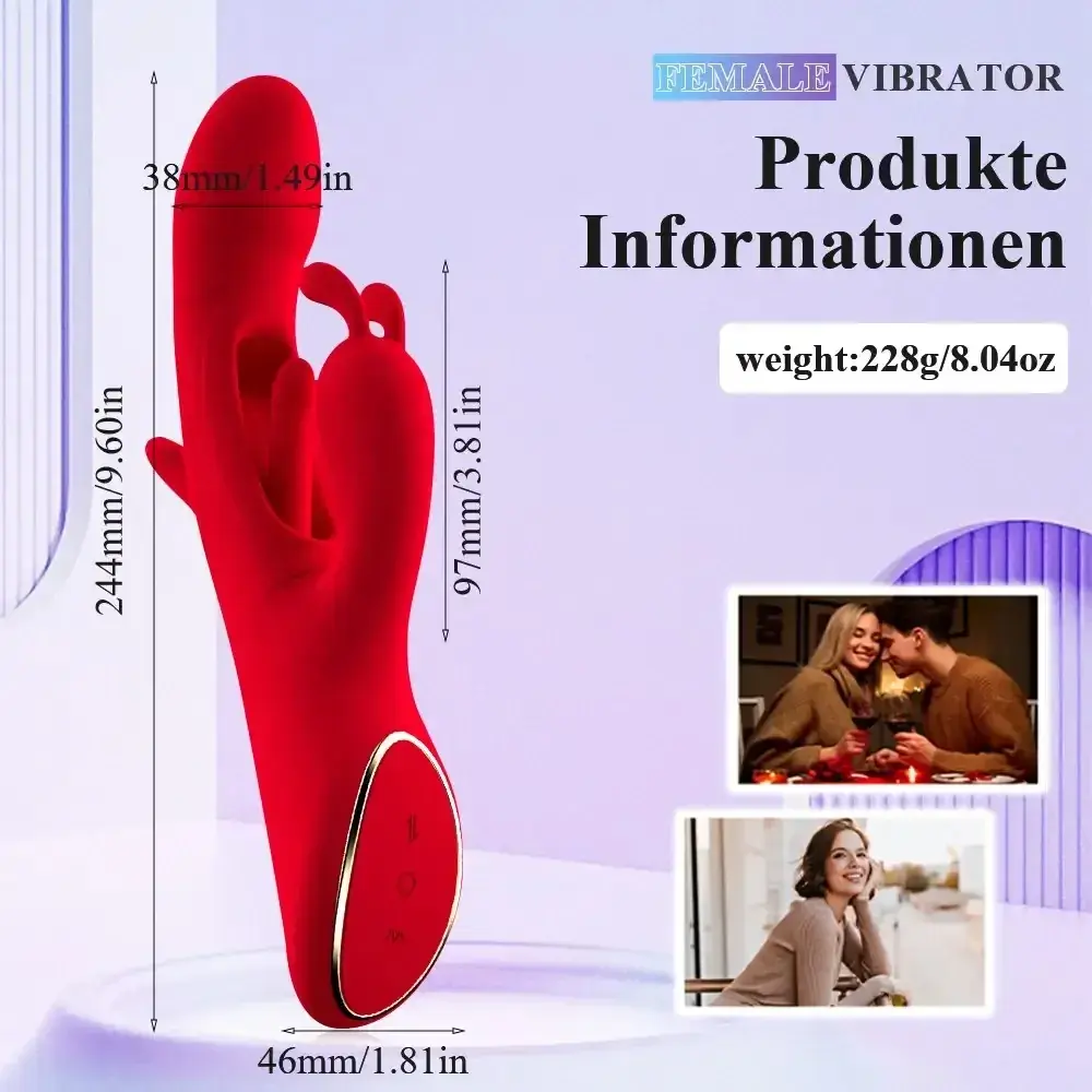 dual motor clitoral g spot vibrator