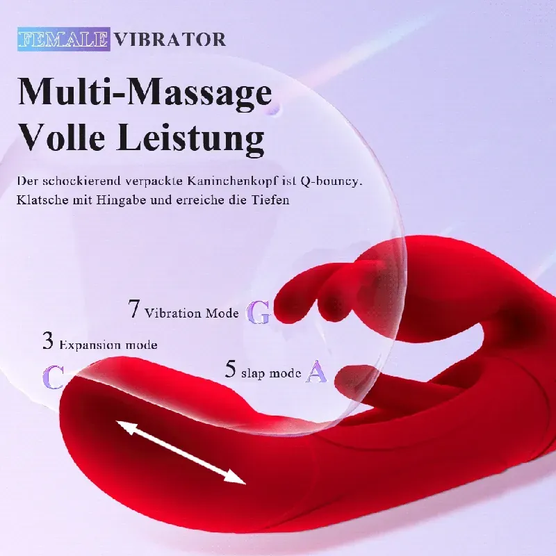 dual motor rabbit vibrator 7 speed