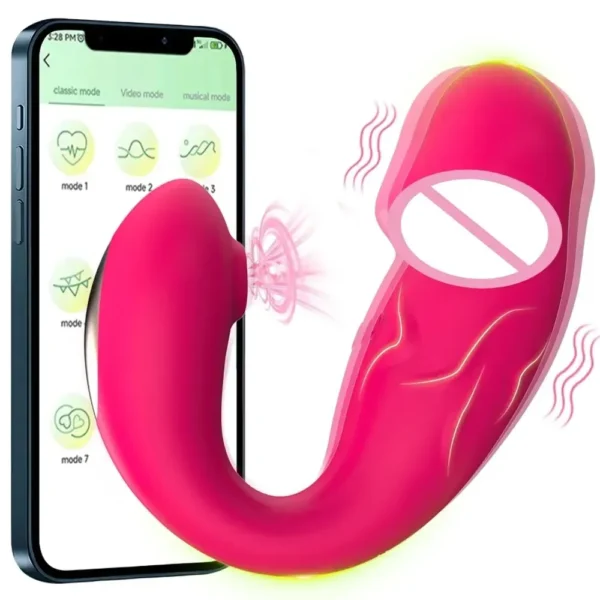 dual pleasure silicone app toy