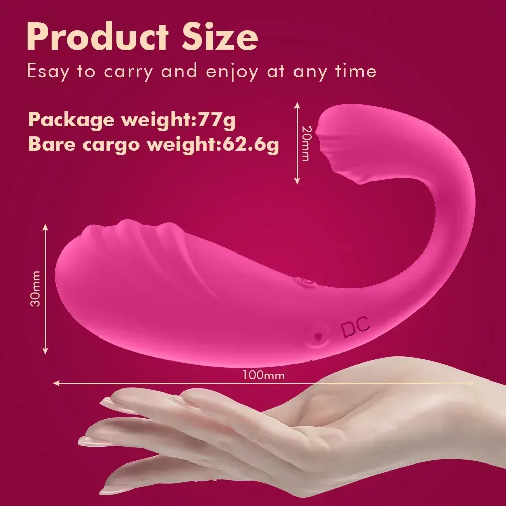 dual powerful motors intimate vibrator