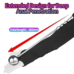 dual sensation metal anal plug