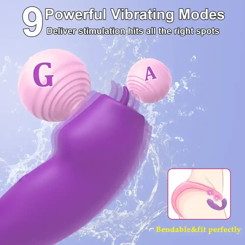 dual stimulation dildo vibrator