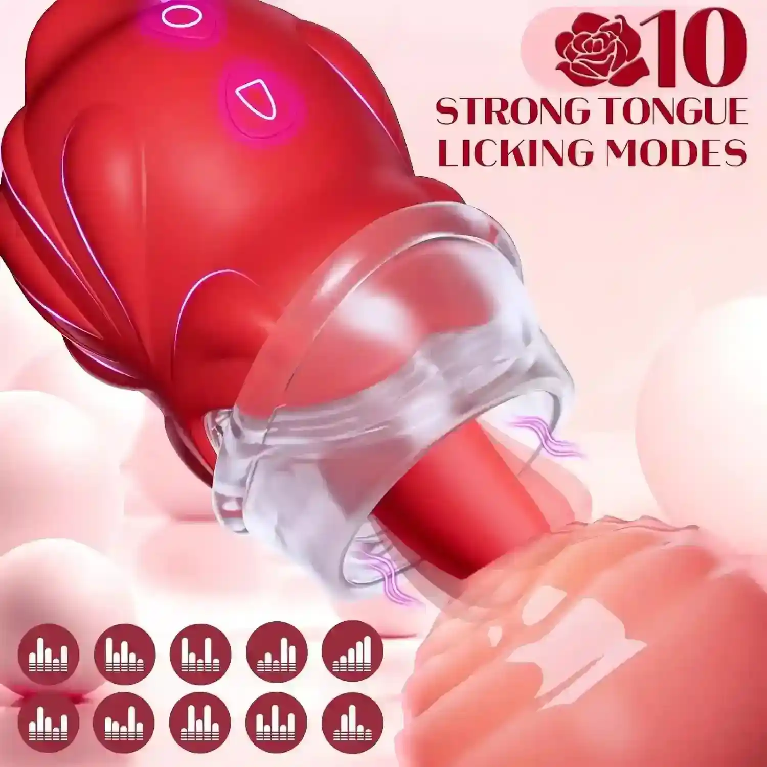 dual stimulation rose vibrator