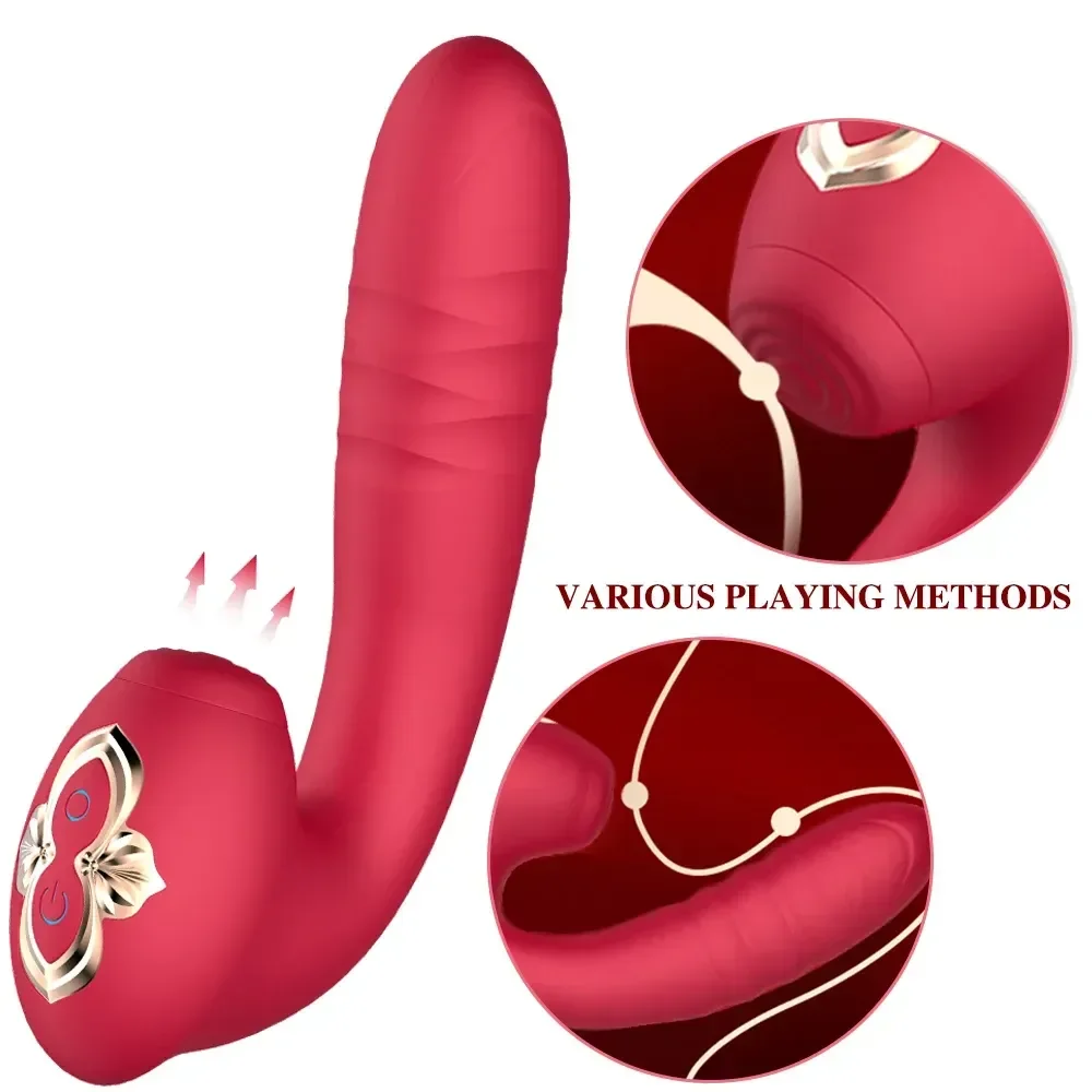 dual stimulation silicone dildo
