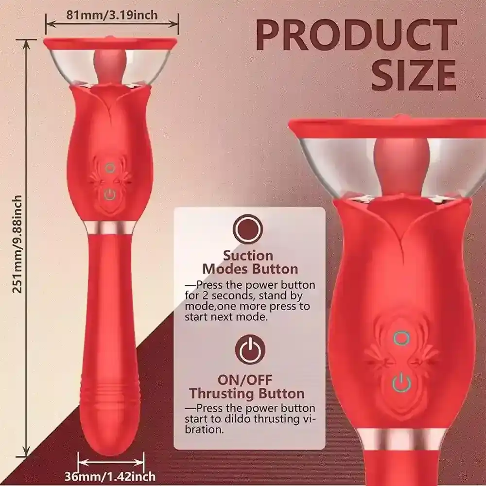 dual stimulation sucking and vibrating toy
