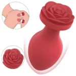 durable body safe rose anal toy
