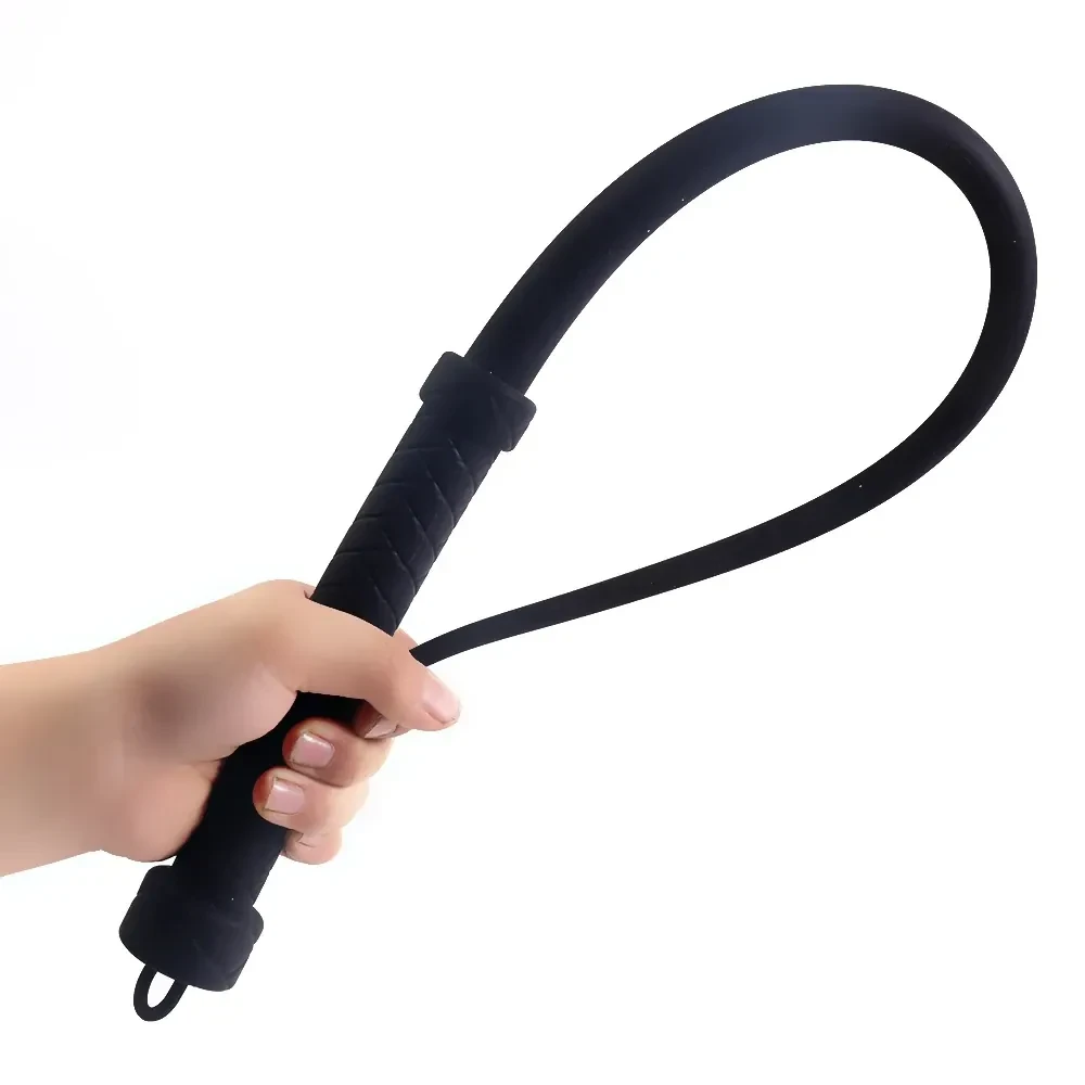 durable silicone flogger submission whip