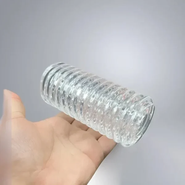 easy clean body-safe silicone stroker
