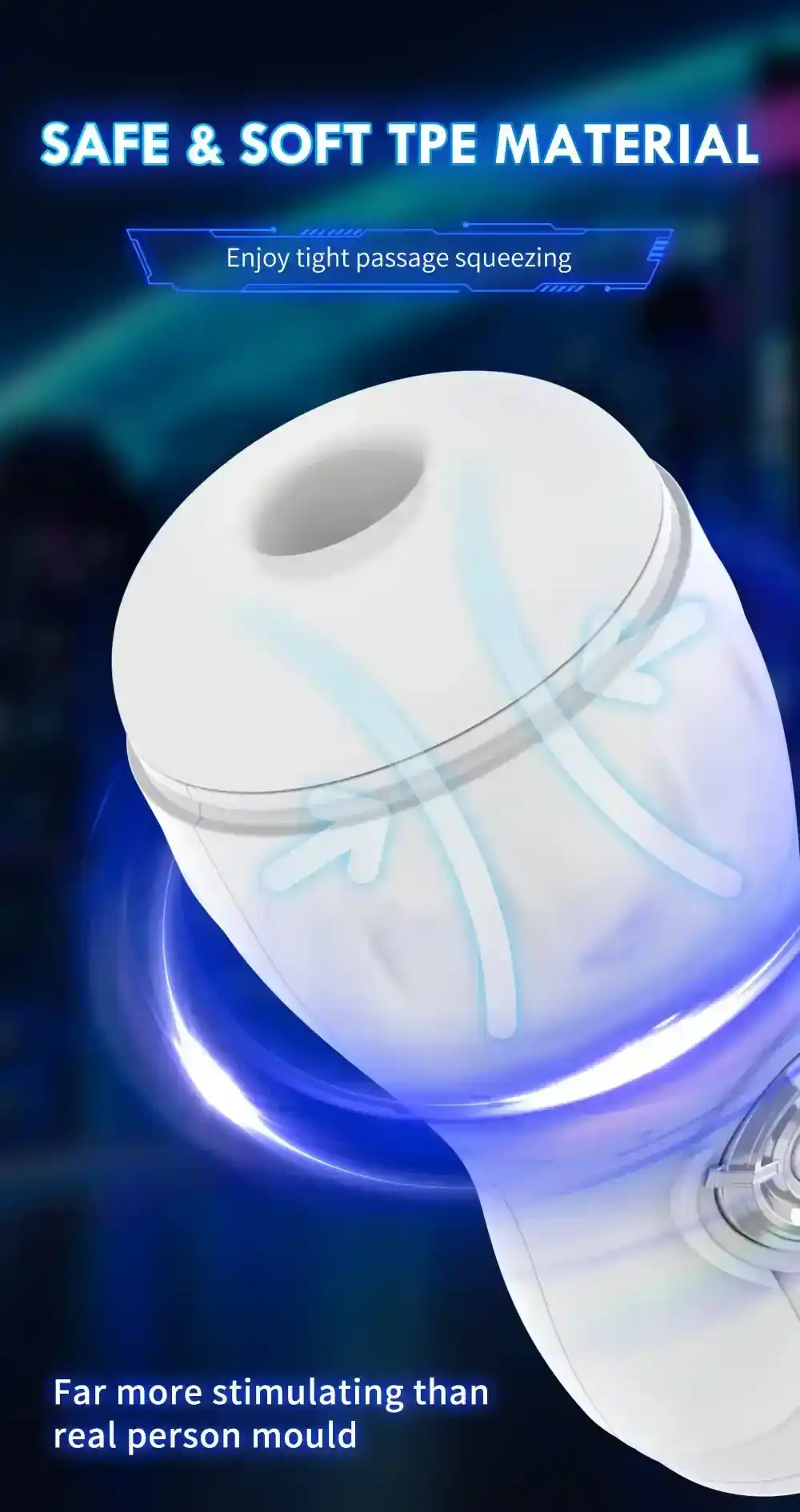 easy clean detachable masturbator