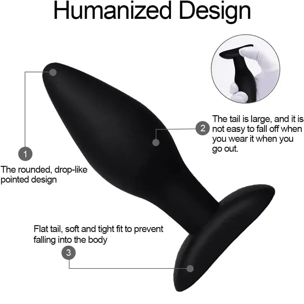 easy insertion anal plug set 1