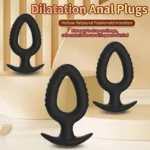 easy insertion silicone anal plug