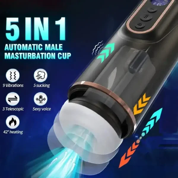 elastic durable male masturbation cup