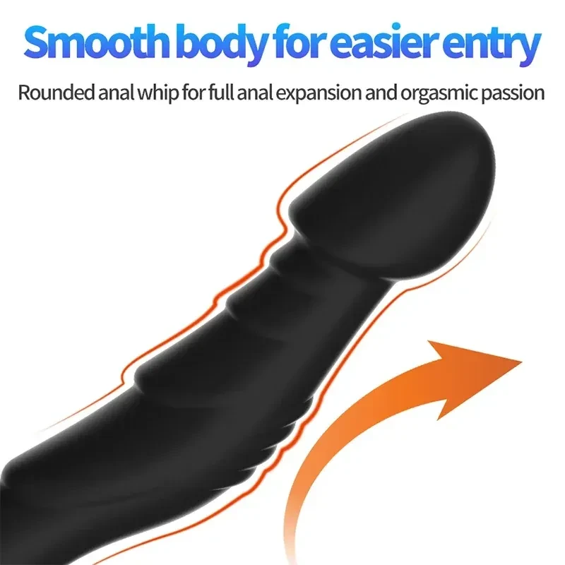 elastic silicone anal dildo for women