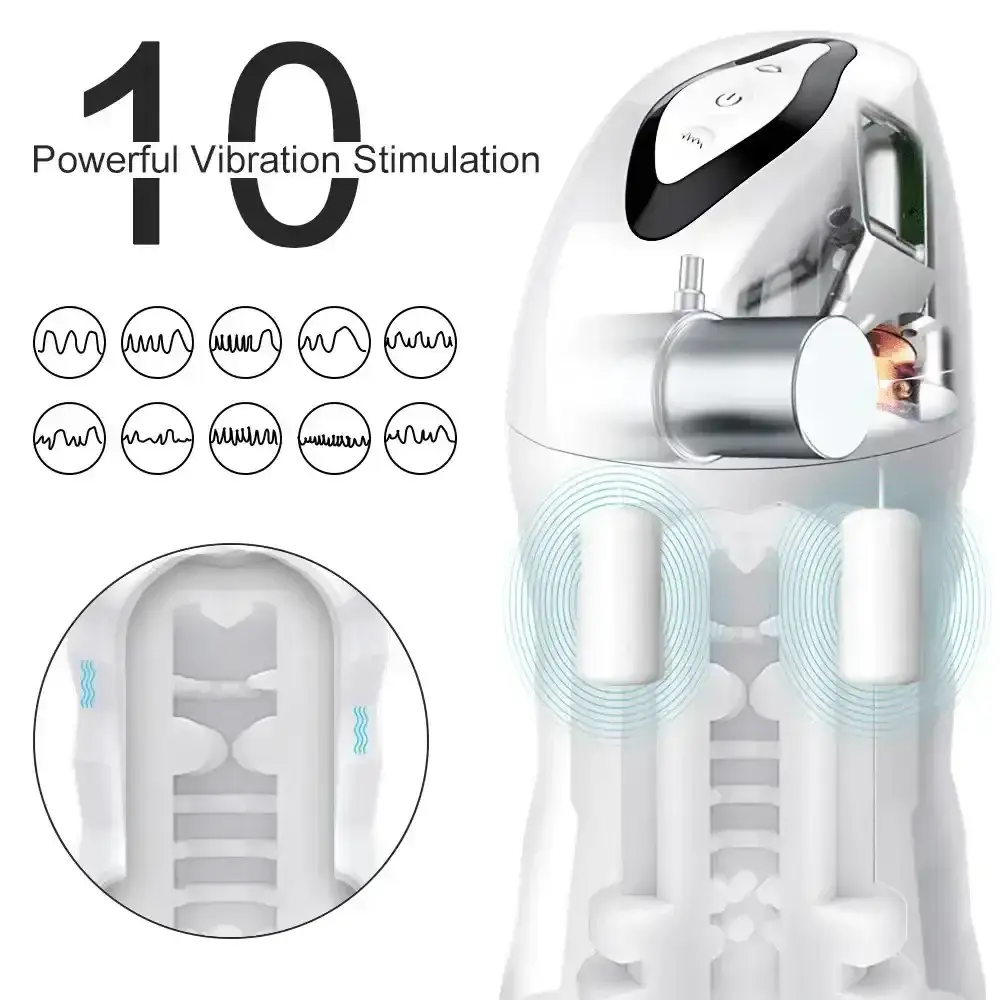 electric hands free mens masturbator