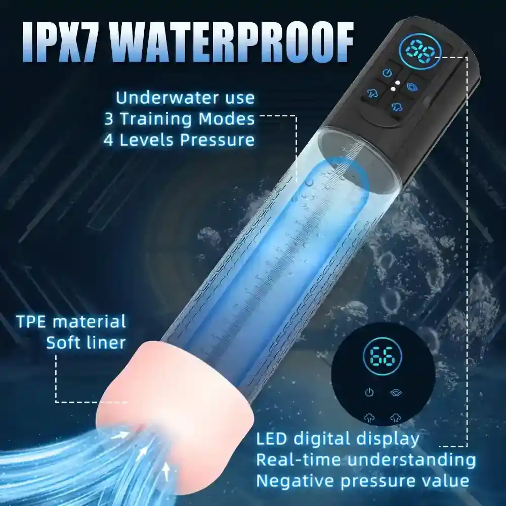 electric penis pump with sleeves