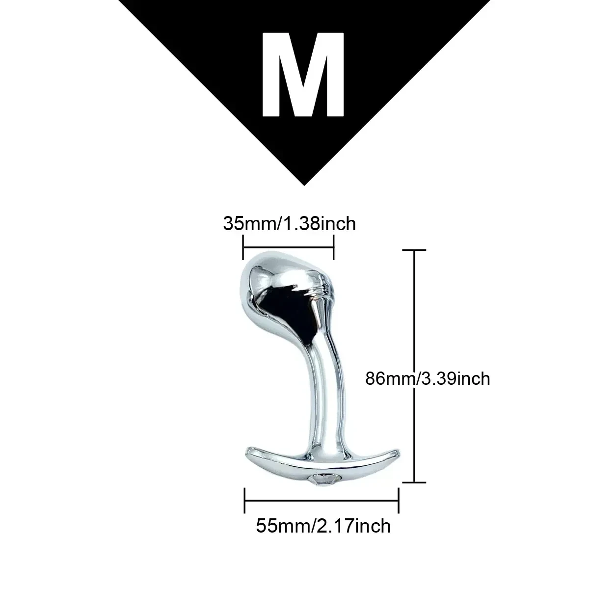 elegant gem base plug large