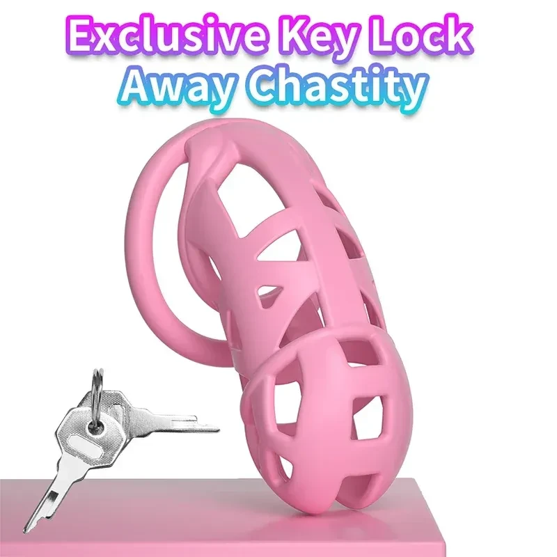 ergonomic abs chastity device