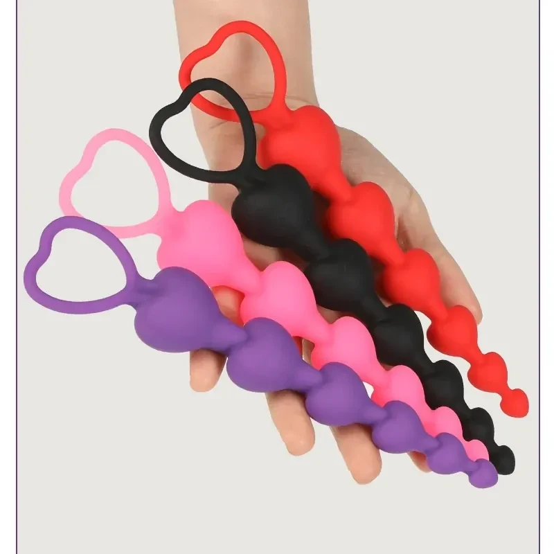 ergonomic anal beads insertion ease