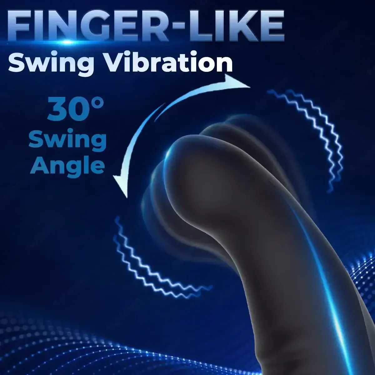 ergonomic butt plug with heating