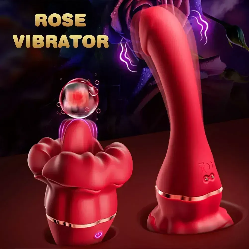 ergonomic clitoral licking wand