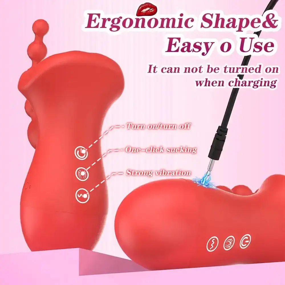 ergonomic clitoral suction toy blue