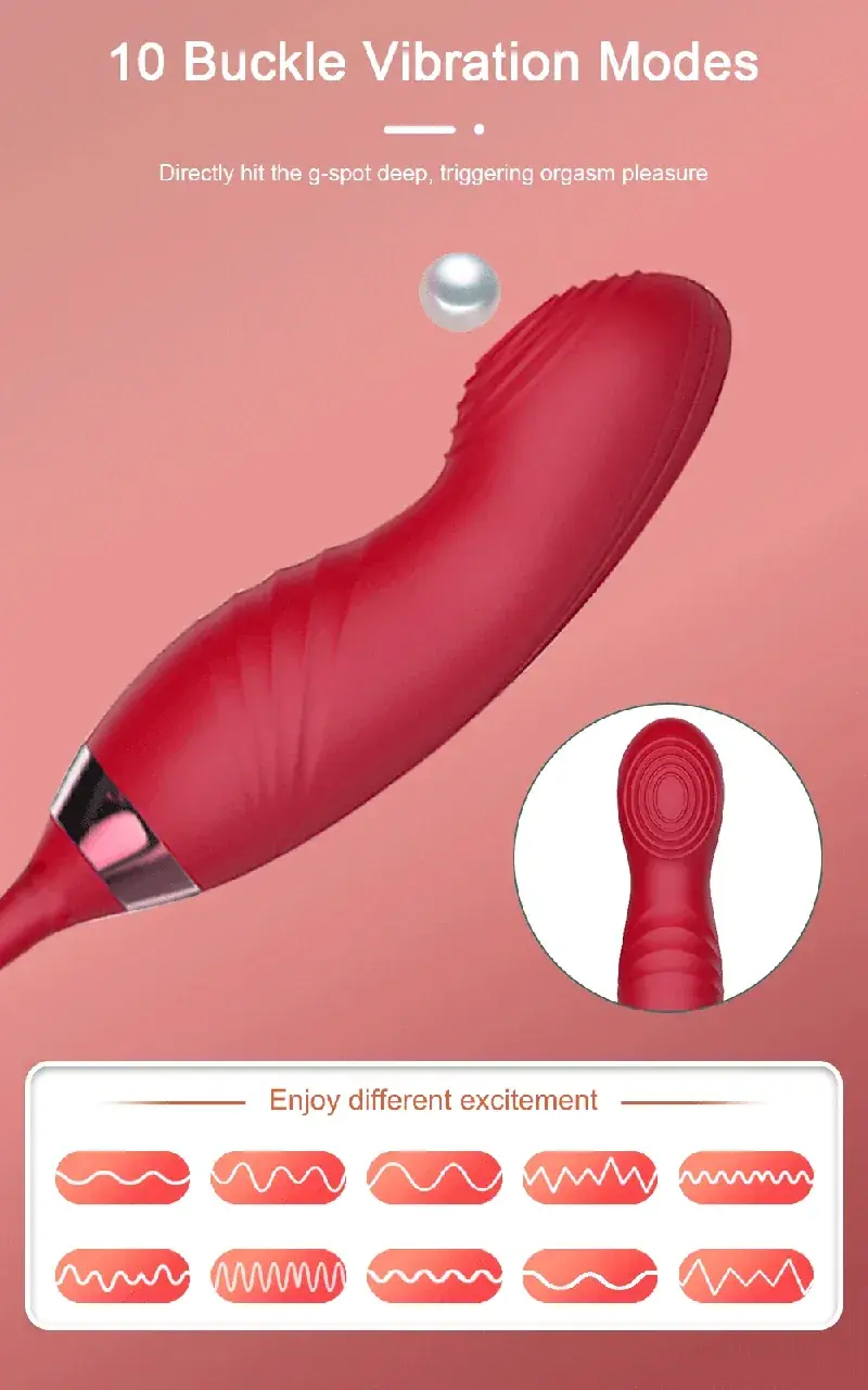ergonomic design clitoral vibrator egg