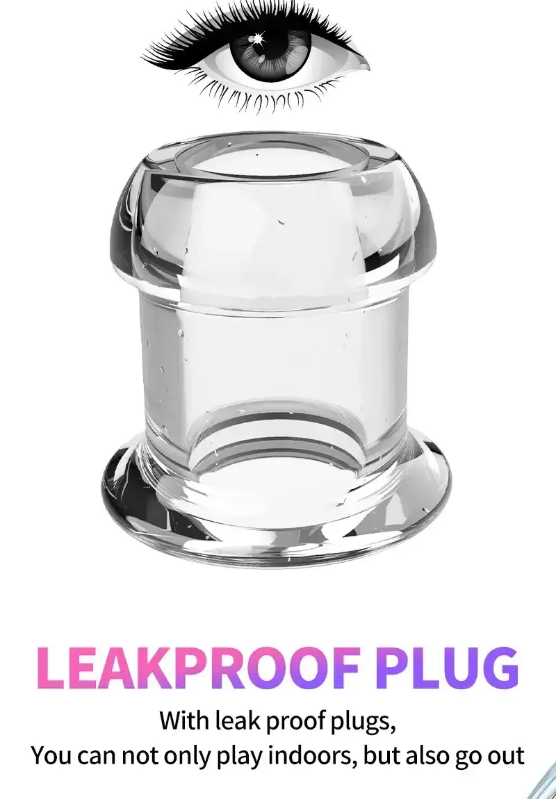 ergonomic design hollow anal plug 1