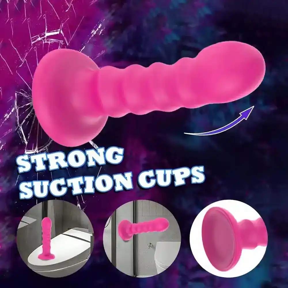ergonomic design suction butt plug
