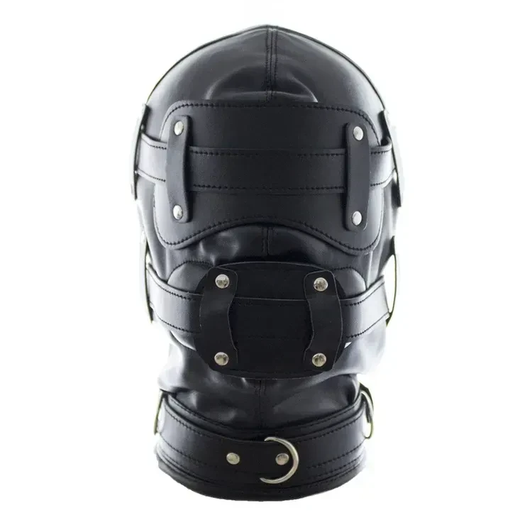 ergonomic faux leather straitjacket