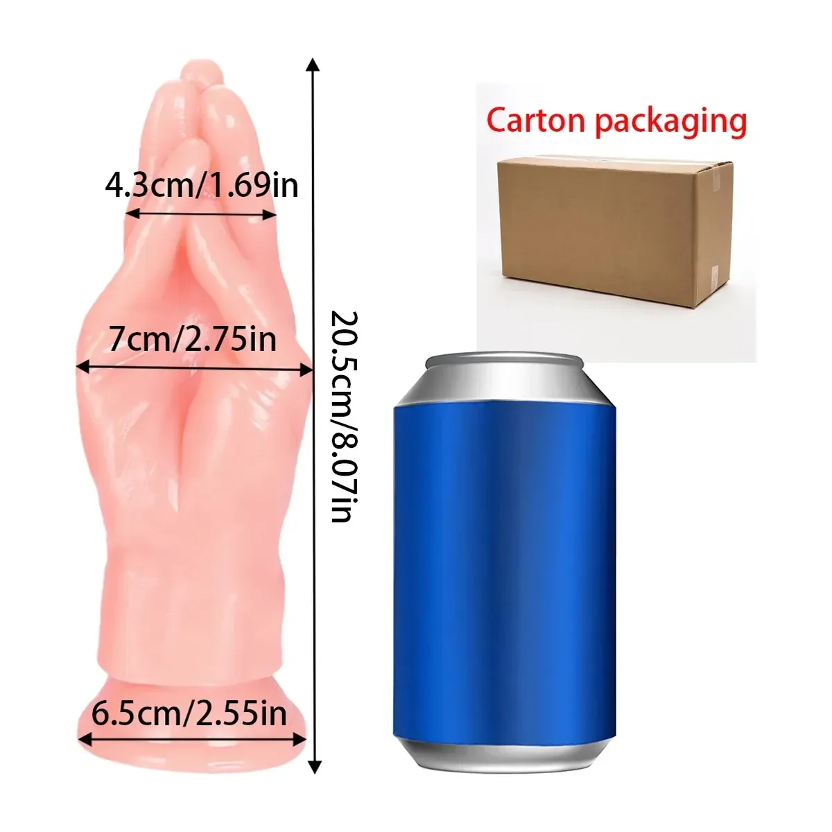 ergonomic fisting dildo anal toy