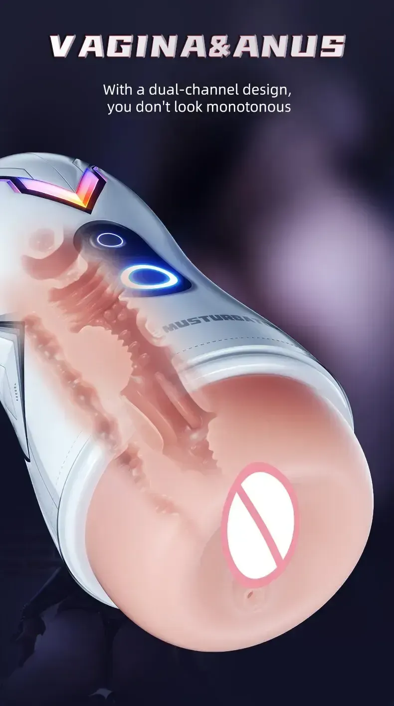ergonomic grip male masturbator abs