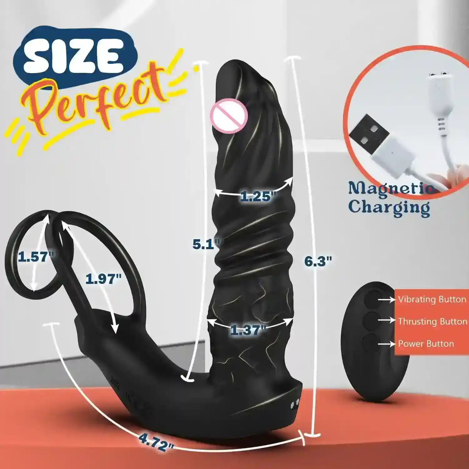 ergonomic prostate massager g spot