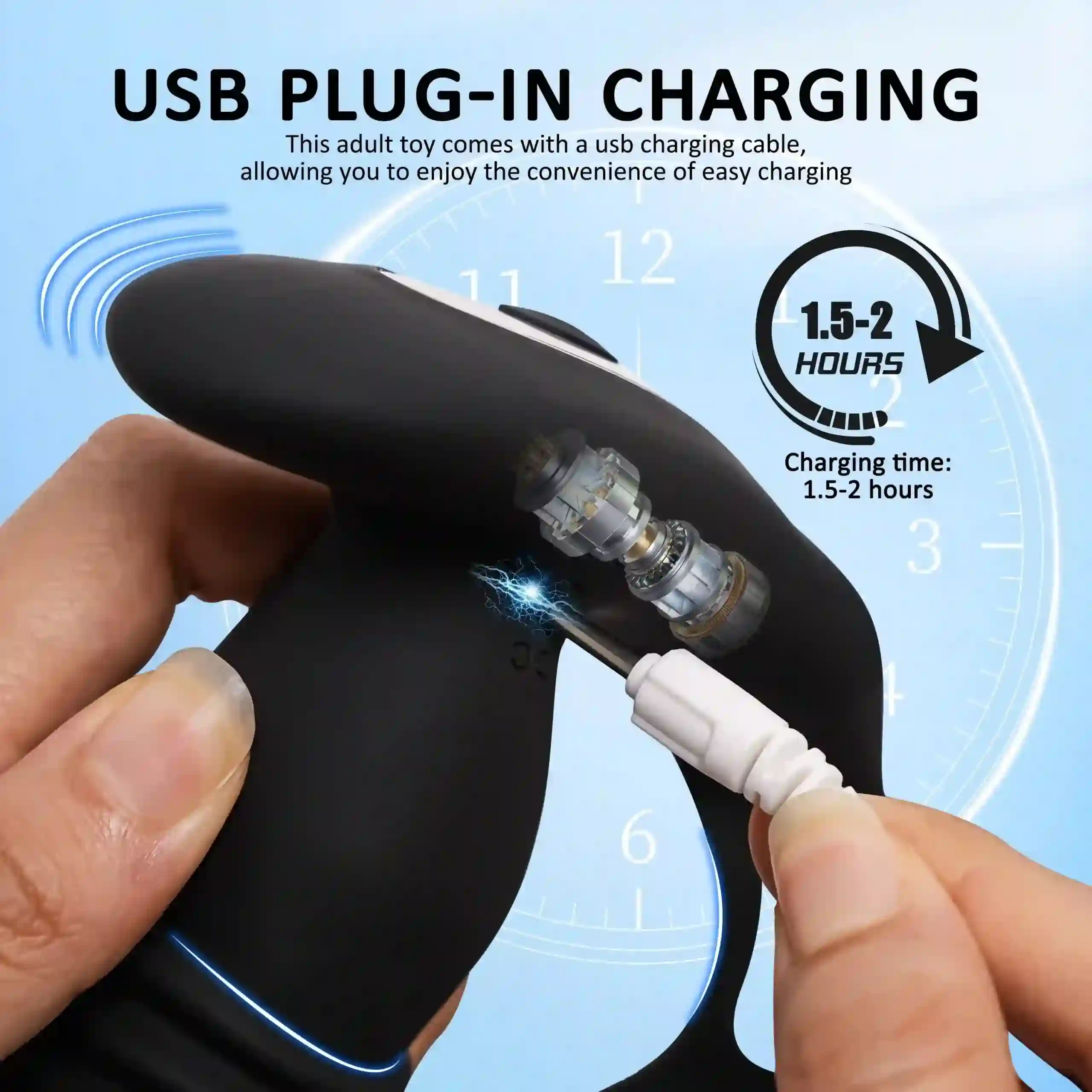 ergonomic prostate massager wireless remote