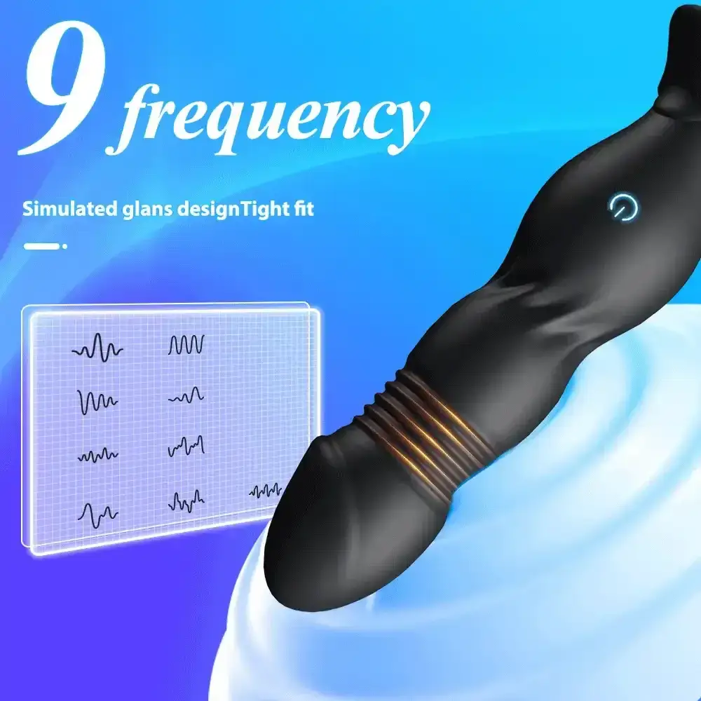ergonomic prostate massager with handle