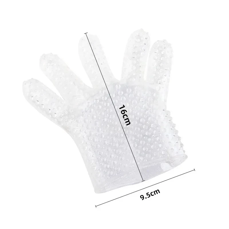 ergonomic pvc masturbation glove