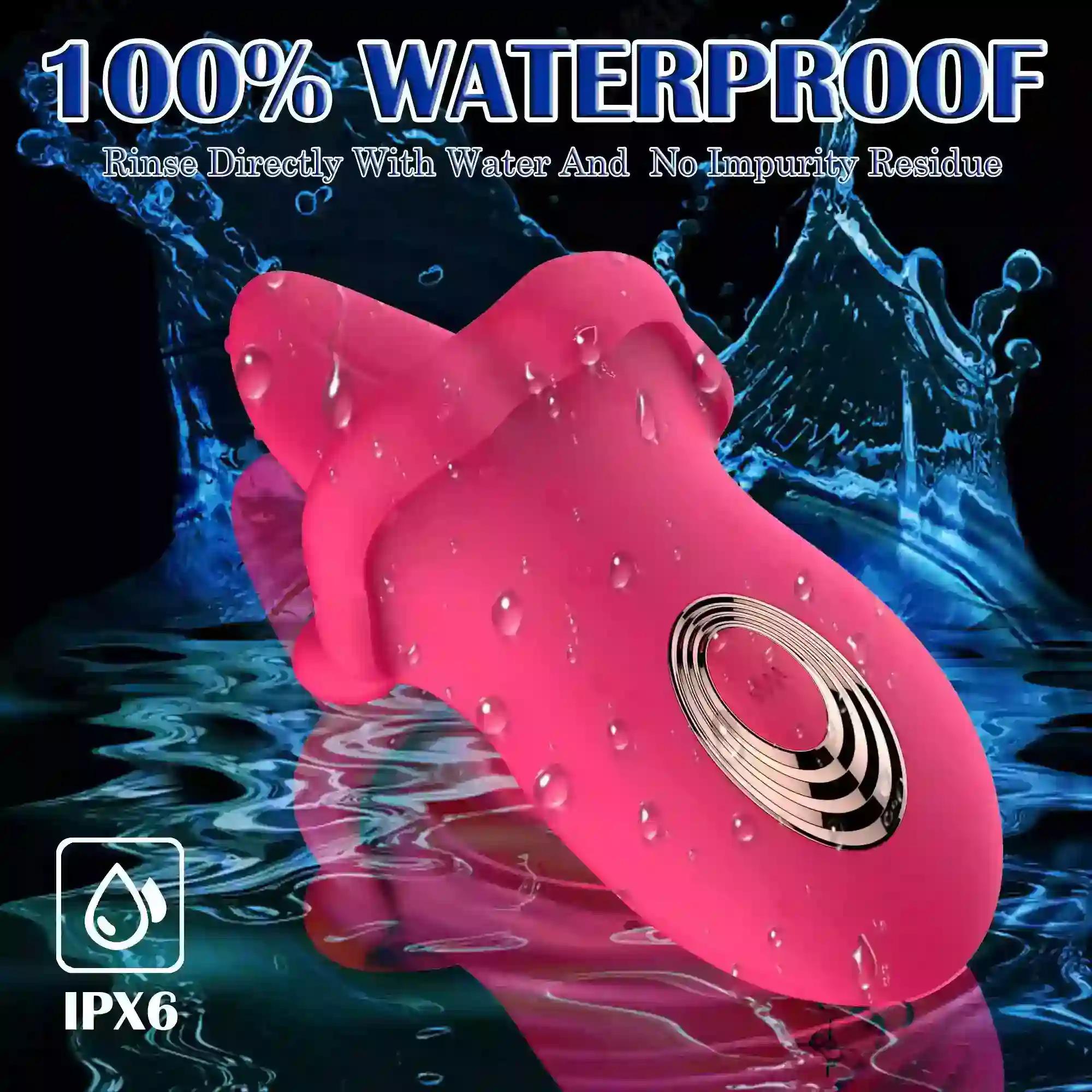 ergonomic ring handle vibrator waterproof