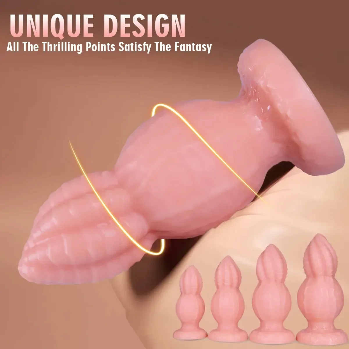 ergonomic rubber prostate stimulator