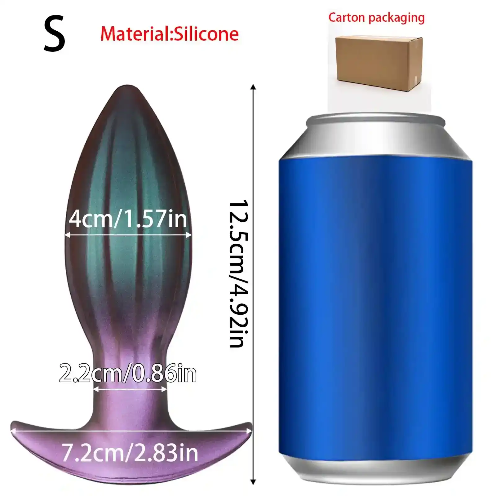 ergonomic shape anal stimulator