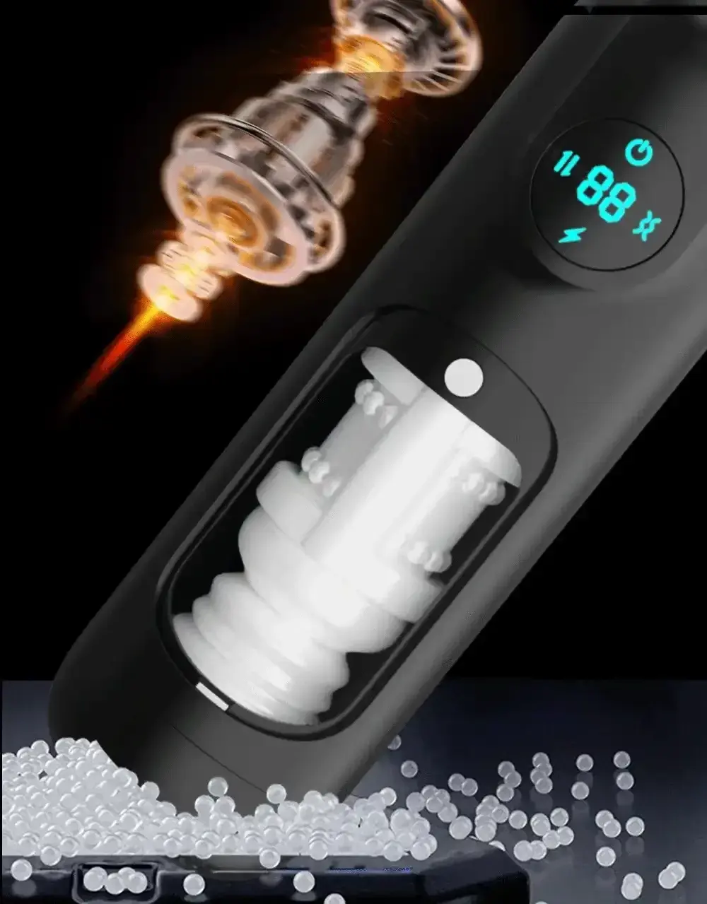 extendable male masturbator tpe