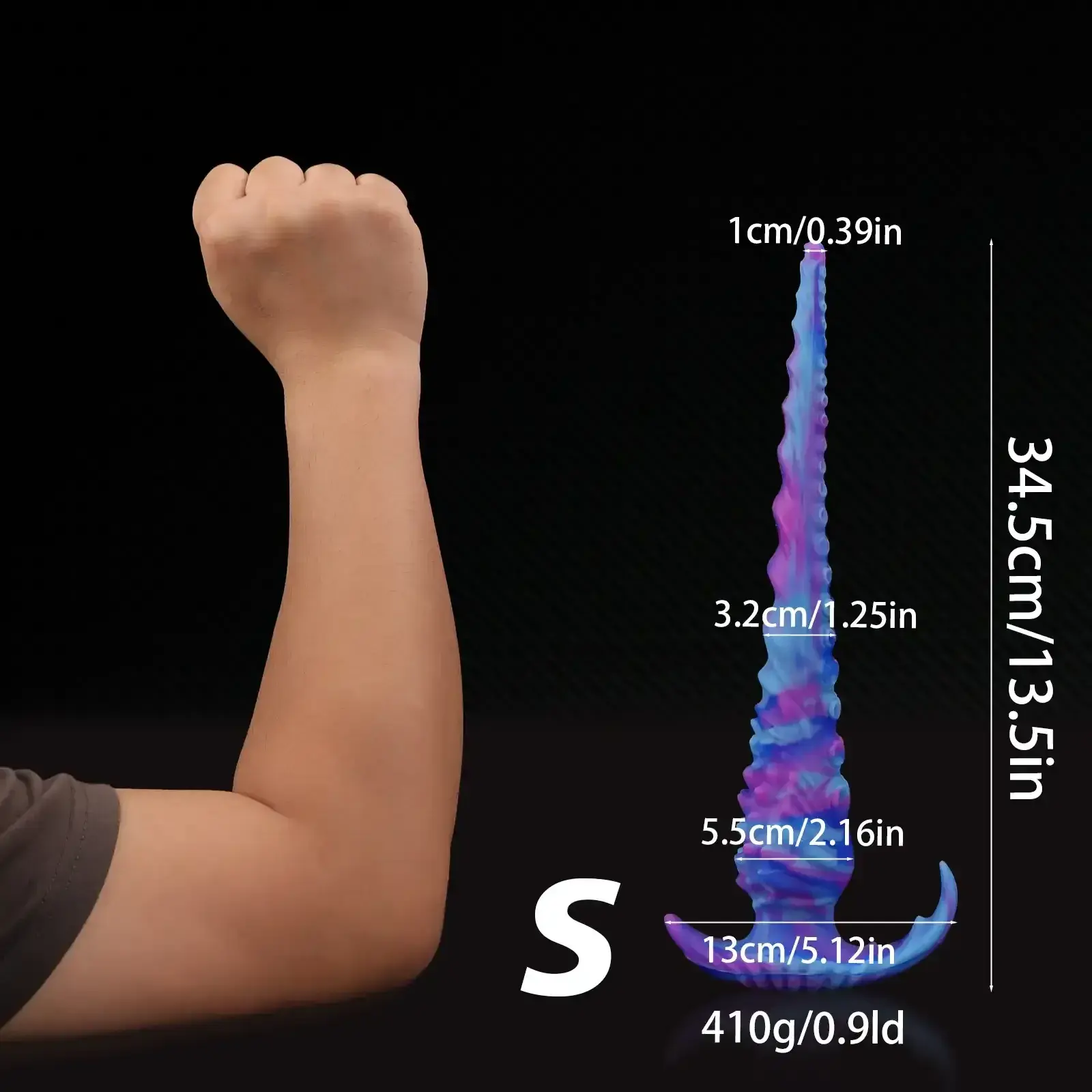 extended wear anal plug black 1