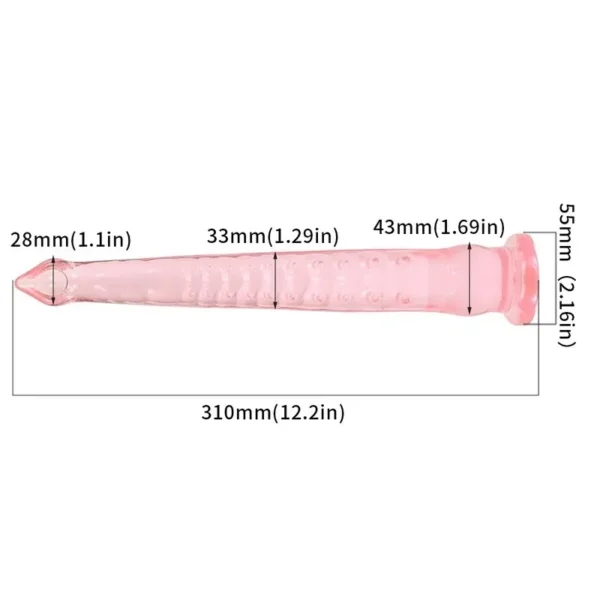 extra long octopus dildo black