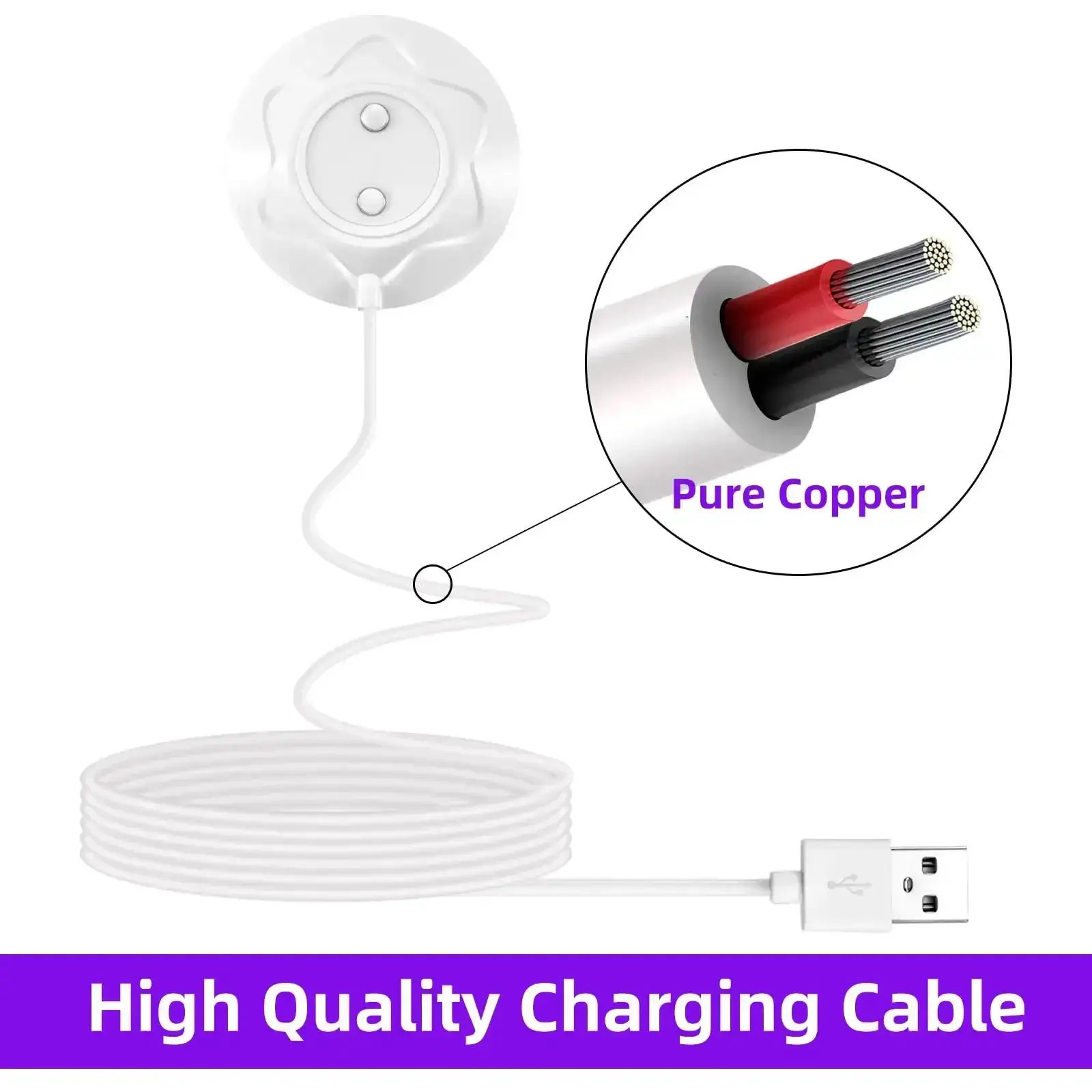 fast charge 2a rose toy cable