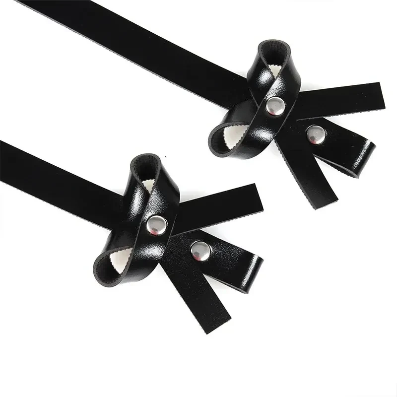 faux leather bondage inspired harness
