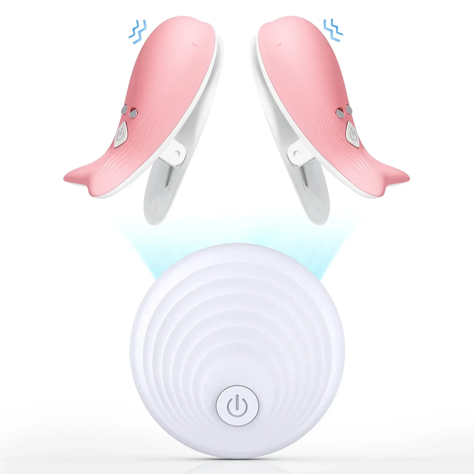 female pleasure nipple vibrator red