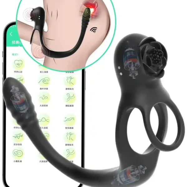 female rose shaped vibrator