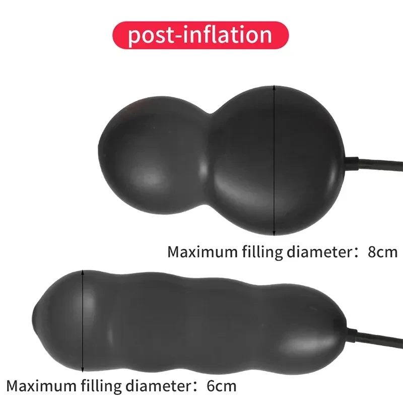 fenugreek head inflatable anal plug