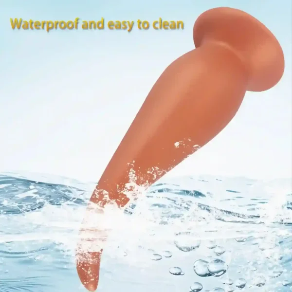 firm silicone butt plug suction